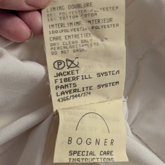 Rare Vintage Bogner Ski Snowsuit 80s Western Bavarian Mountain Eagle Coral Pink - Picture 15 of 16